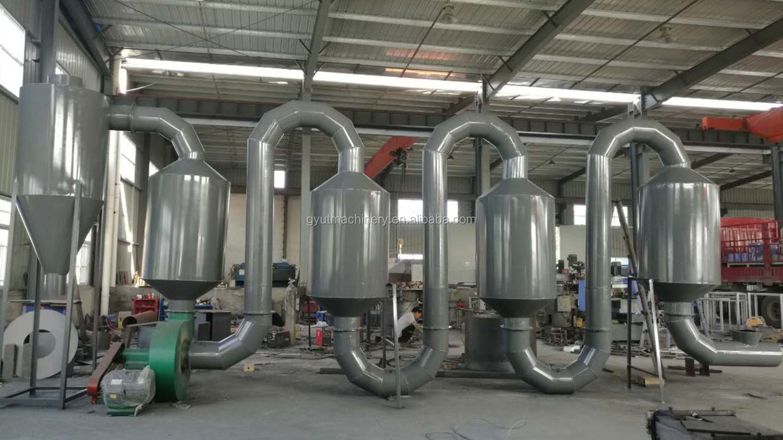 Longueur 1000 mm Rise Husk Air Flow Dryer pour sécher efficacement diverses matières premières