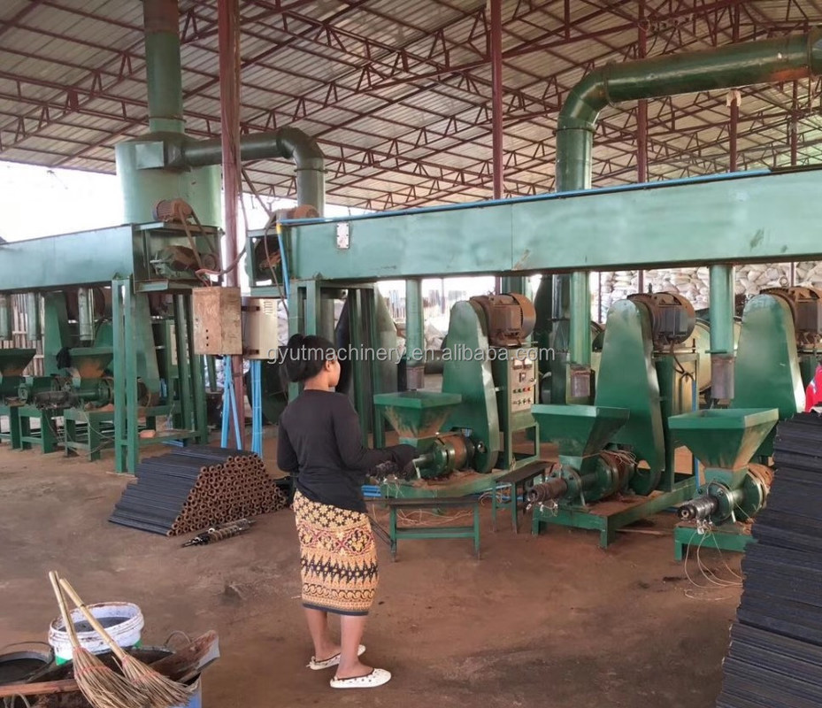 1750*1250*680 Voltage 380v Bagasse Cane à sucre Charbon de bois Briquette Usine de presse