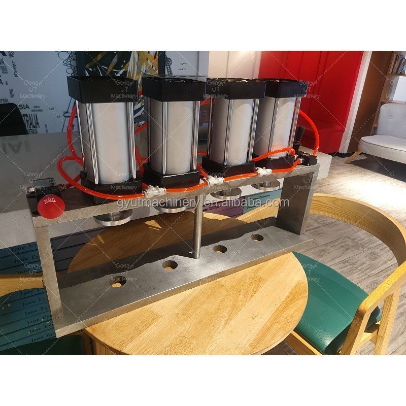 Machine pneumatique de pressage de bombe de bain pour shampooing et blanchiment de la peau de marque privée