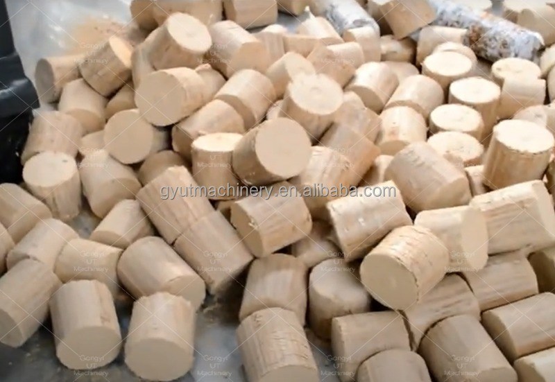 La presse à joints à doigts de petite taille Biomasse de riz à bosse de briquette machine de presse pour l'industrie