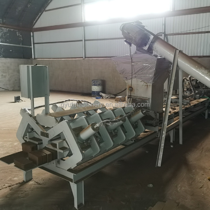 Machines électriques de fabrication de blocs de tourbe de coco pour les animaux Système de production de literie