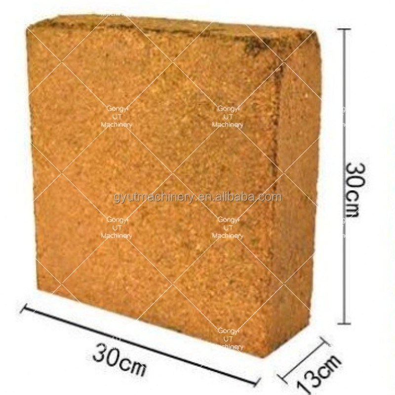 3500 KG Capacité Machine de pressage de briques de noix de coco pour bale Taille 600*400*300 mm