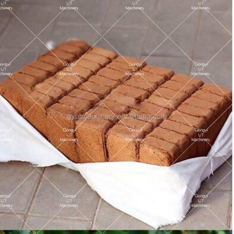 3500 KG Capacité Machine de pressage de briques de noix de coco pour bale Taille 600*400*300 mm