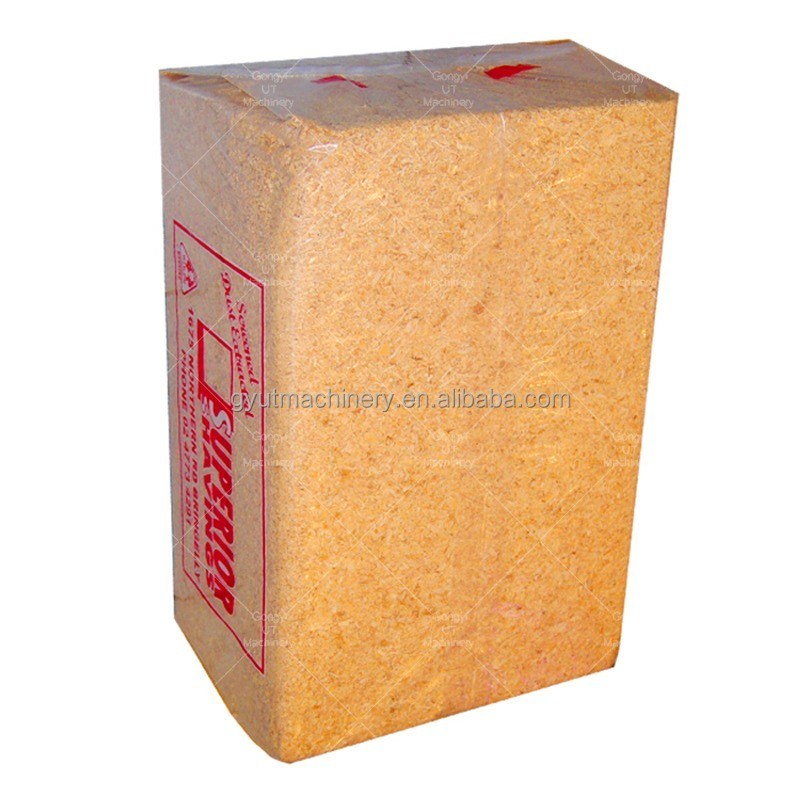 50T presses de faisceaux de bois et balayeuse de sciure pour le hamster machine à emballer la literie pour animaux de compagnie