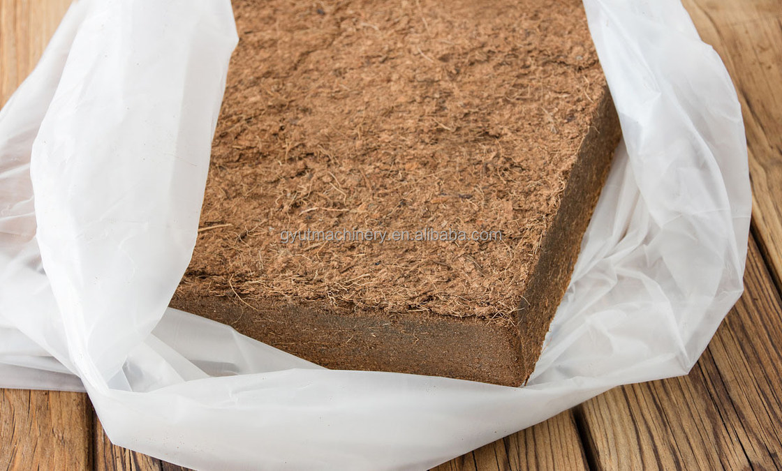 Utilisateur convivial COCO PEAT Équipement de presse à balles pour fermes Sacs en plastique Matériau d'emballage