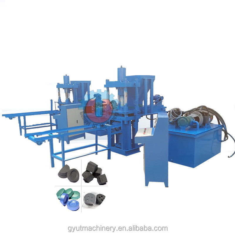 30000 pièces/h Capacité Fourneau de carbonification du charbon de bois Shisha pour la production de charbon de bois