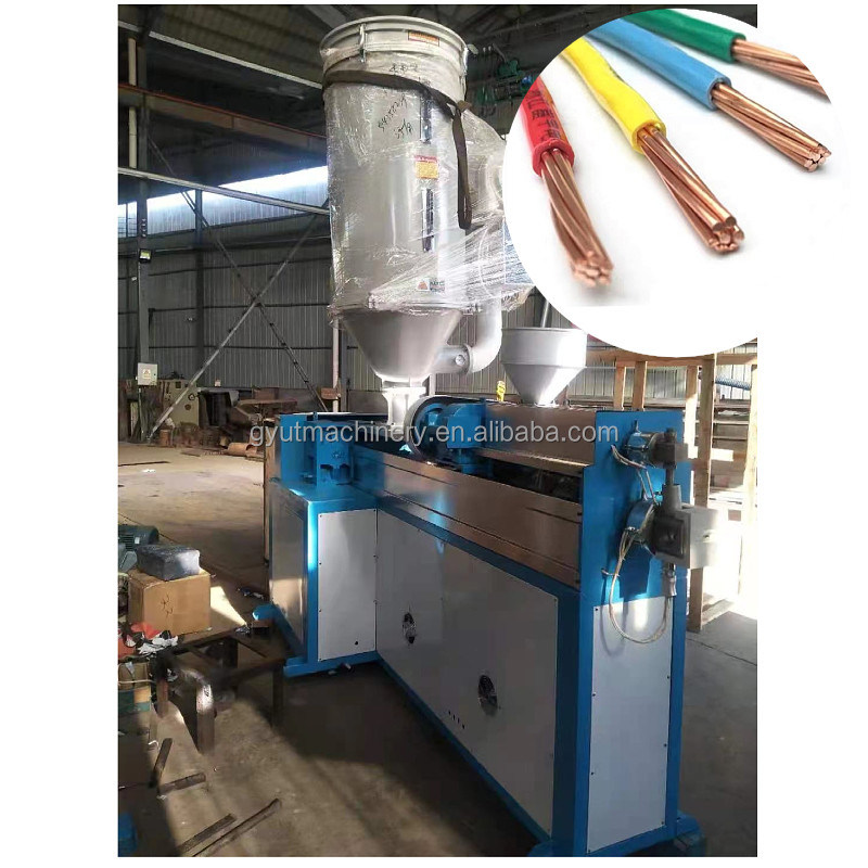 Machine de fabrication de câbles de fil de cuivre isolant avec PVC double couleur et matériau LSHF
