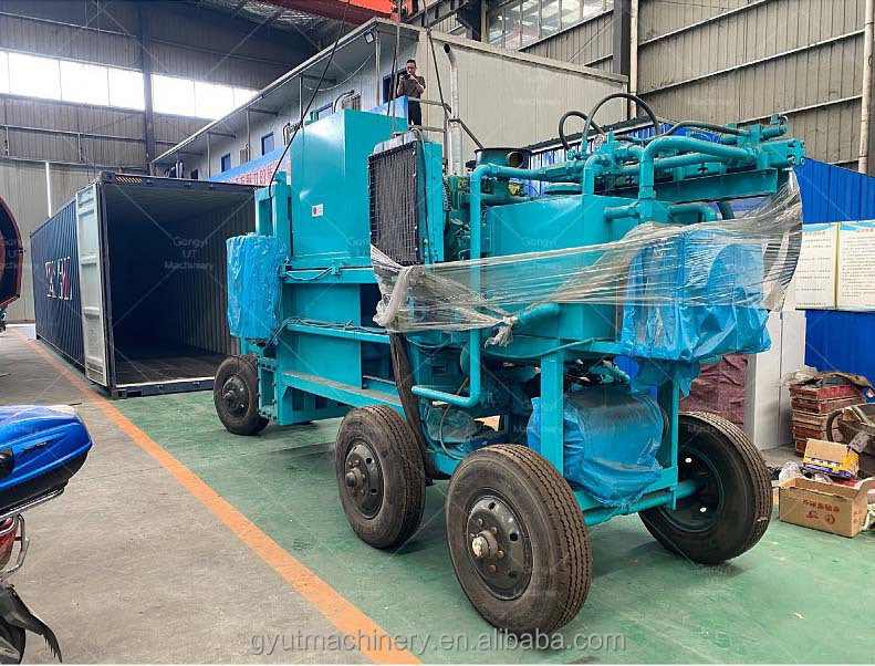 25 kg Baler de luzerne avec système de ballage à bande et ballage hydraulique à base de foin à base de foin de riz