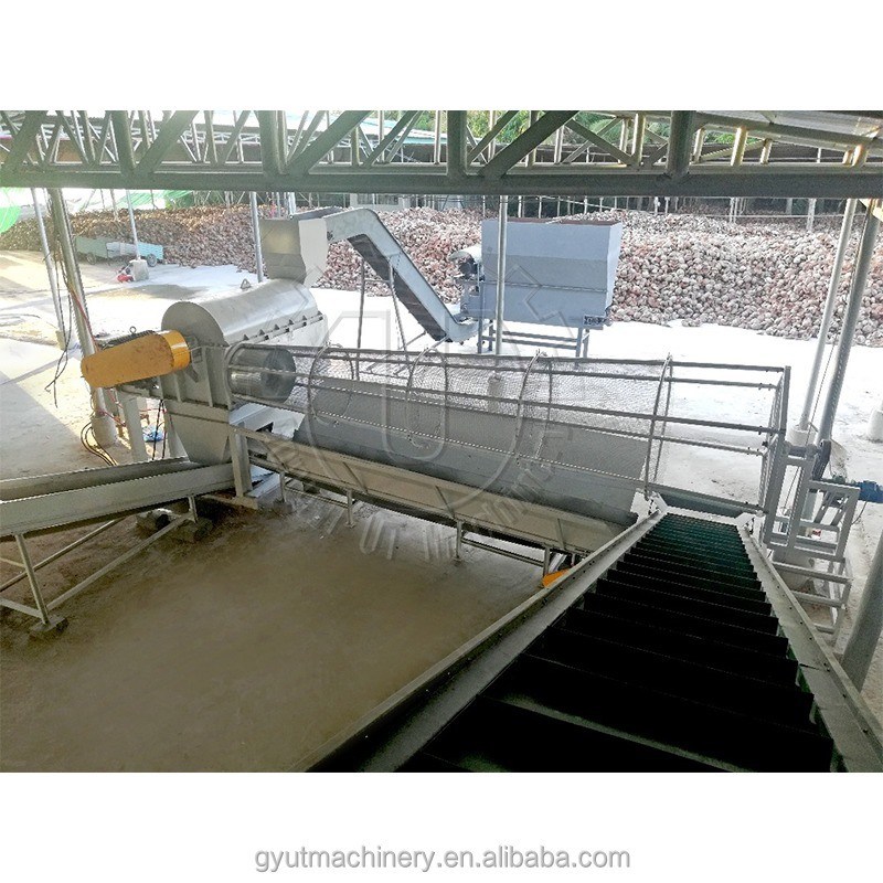 Matériaux premiers d'alimentation Taille 5 mm Machine de fabrication de blocs de tourbe de coco dans l'usine de fabrication