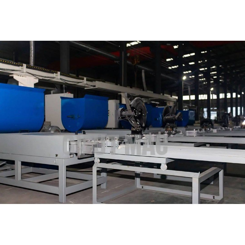 Ligne de production de blocs hydrauliques de palettes de bois pour le recyclage des sciures et des éclats de bois