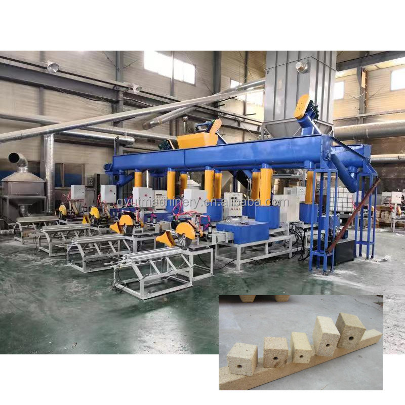 Processus de travail du bois Machine à presses articulaires à doigts 2024 pour la production automatique de palettes en bois