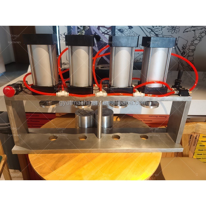 Facile à utiliser machine de pressage à billes de bain pneumatique manuelle avec pièces de rechange gratuites