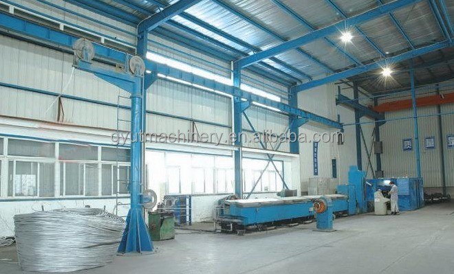 Machine de dessin en alliage d'aluminium avec entrée de diamètre 9,5 mm et sortie de diamètre 1,7 mm