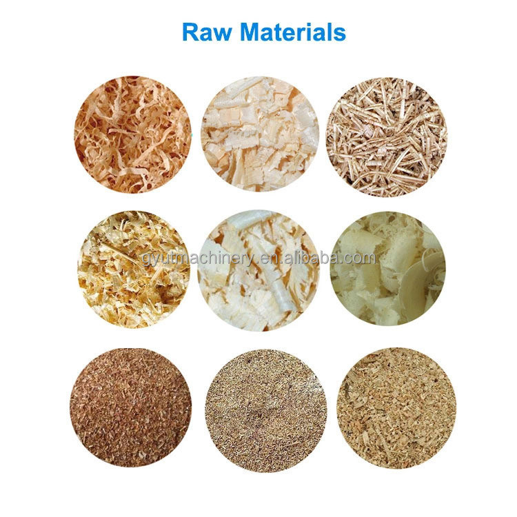 Processus de travail du bois Coupeuse entièrement automatique pour machine d'extrusion de blocs de bois compressés à chaud