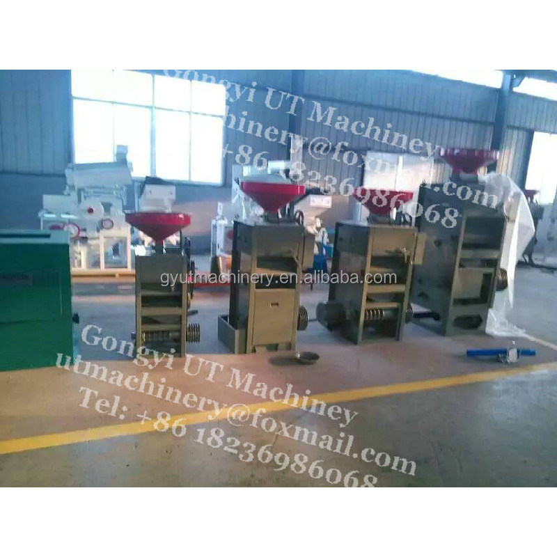 780*760*1700mm Mini machine de fraisage à rouleaux de riz Husker pour le fraisage de haute capacité