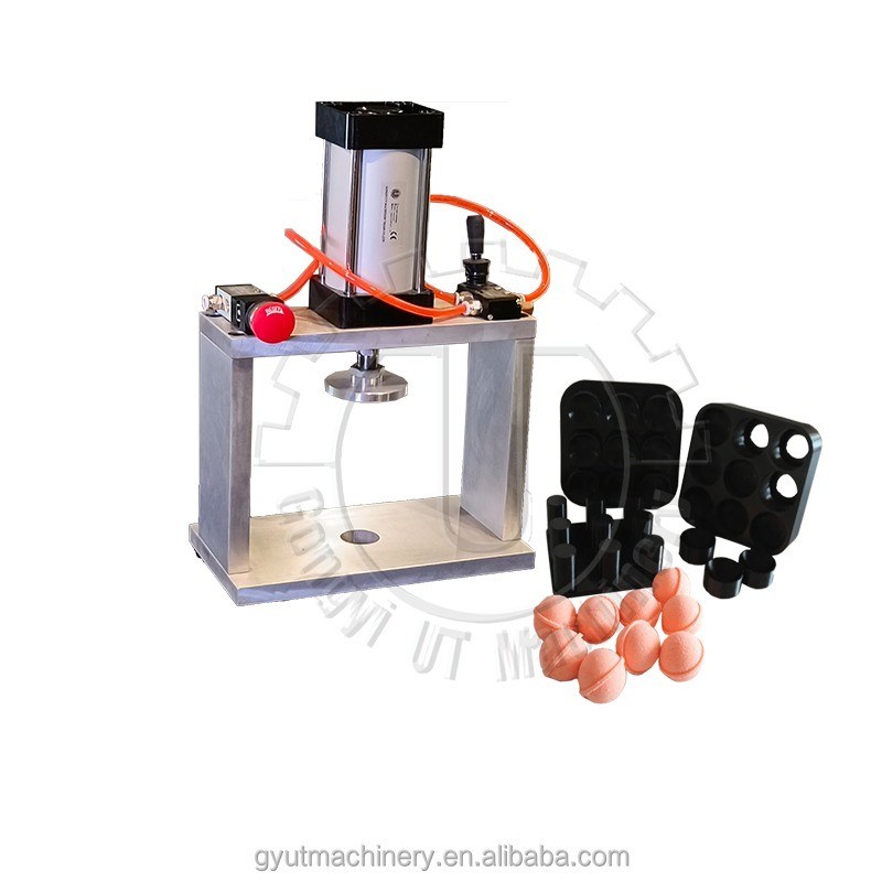 Machine de presse à barres de shampooing à vapeur de douche Pneumatique presse à bombe de bain pour petite production