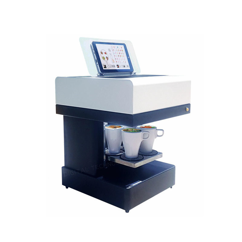 Imprimante à jet d'encre CMYK 4 couleurs pour le bricolage Impression de café, de nourriture, de rose et de fleurs à un prix abordable