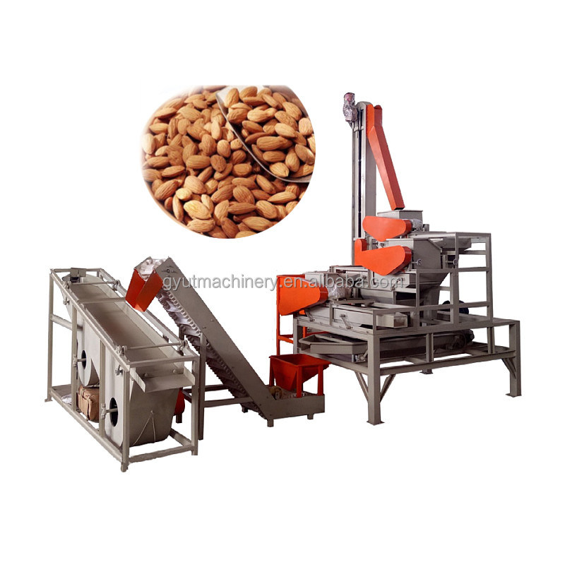 230 kg Machine automatique de pellicule de noyau de noix de pécan Cracker à coque dure pour peler les noix