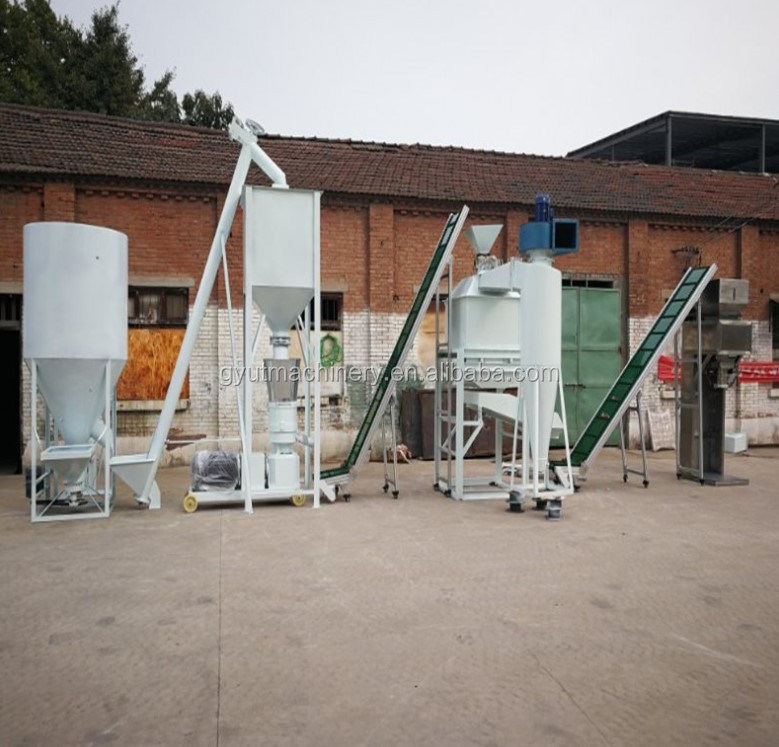 Machine de transformation des aliments pour aliments des céréales de blé de capacité 100 kg Moulin et mélangeur pour aliments pour volailles