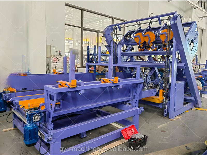 Machine de clôture de palettes entièrement automatique pour palettes en bois euro 2-2,5m3/24H Capacité