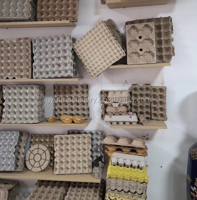 2.8m*1.7m*1.8m Déchets de carton de vin machine à contenir des plateaux en verre pour les produits en papier durable