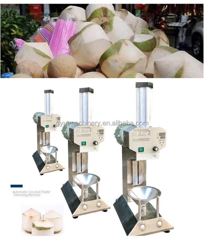 Améliorez votre jeu de production avec 0.8kw Green Coconut Peeler Trimming Dehusker