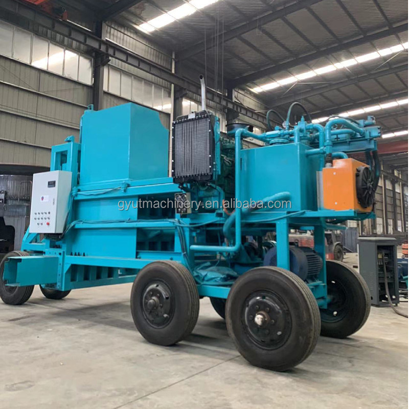 500-700 kg Compacteur de bale de foin Alfalfa machine à emballer avec support technique vidéo