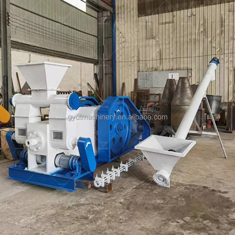 50 mm 70 mm Biomass Sawdust Briquette Press Machine pour le carton ondulé déchiqueté
