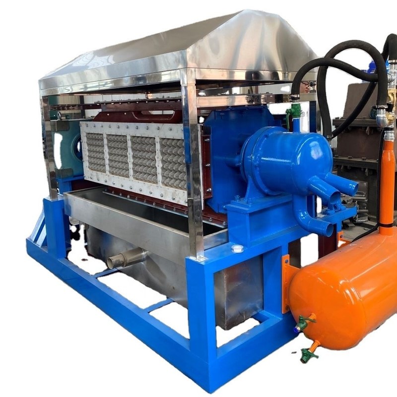 Conception d'une machine automatique de pressage/formage/moldage de plaques d'œufs en papier à tension de 380 V