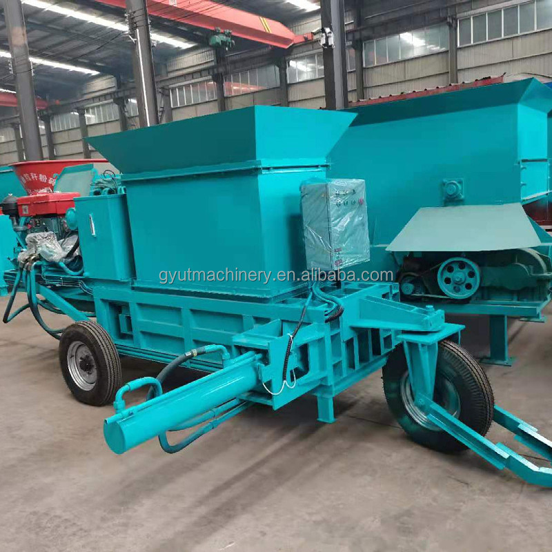 Machine de compactage hydraulique personnalisée Convient pour le foin de luzerne paille de riz de paille d'herbe