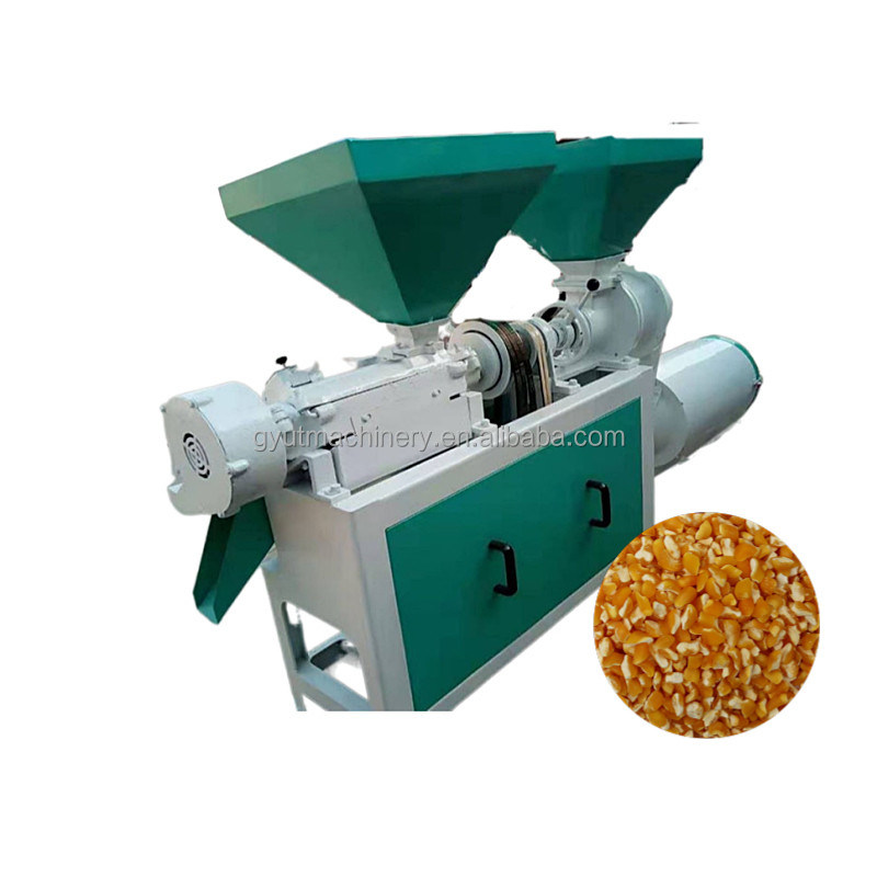 Machine de fabrication de grains de maïs de bonne qualité Machine de fraisage de maïs de petite taille pour un fonctionnement facile