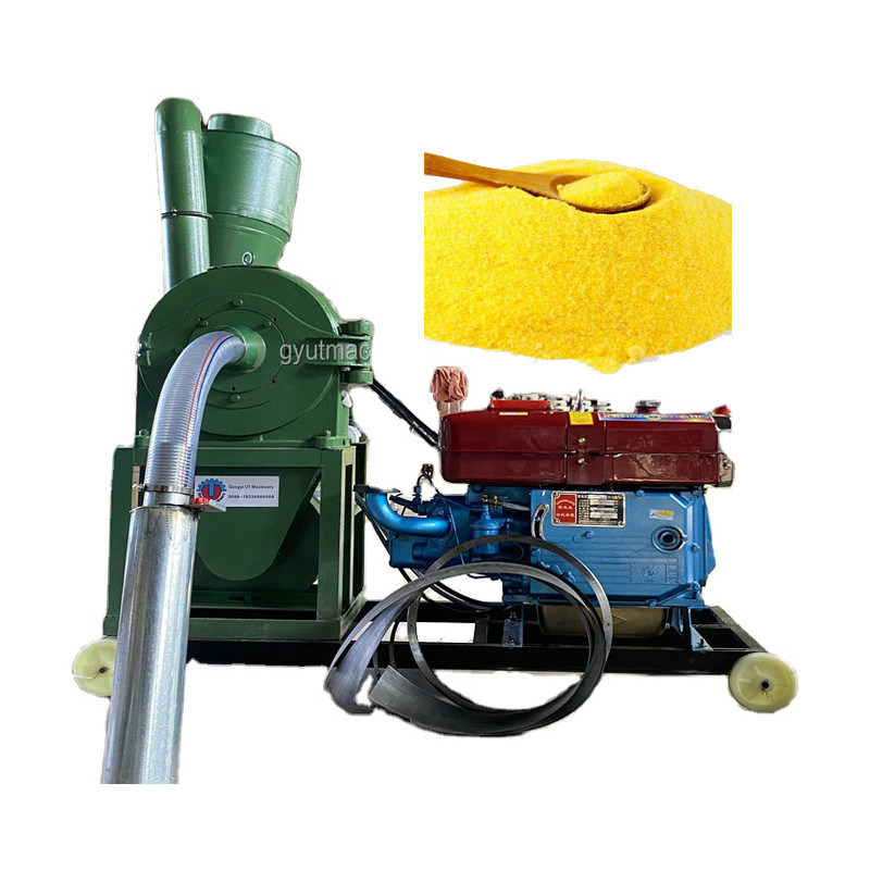 280 mm de diamètre du rotor Moulin à aliments pour animaux pour le broyage fin et une production de 500 kg/heure