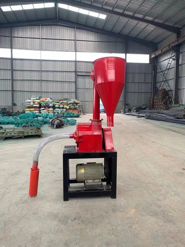 280 mm de diamètre du rotor Moulin à aliments pour animaux pour le broyage fin et une production de 500 kg/heure