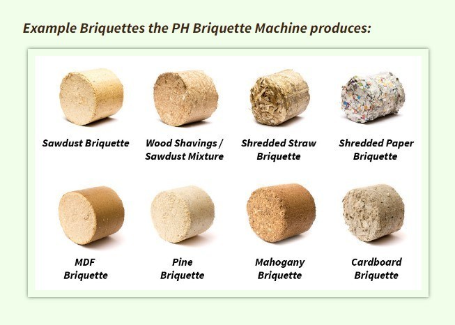 Machine à briquettes à base de gazon d'éléphant 380v pour les branches de paille et le carburant écologique