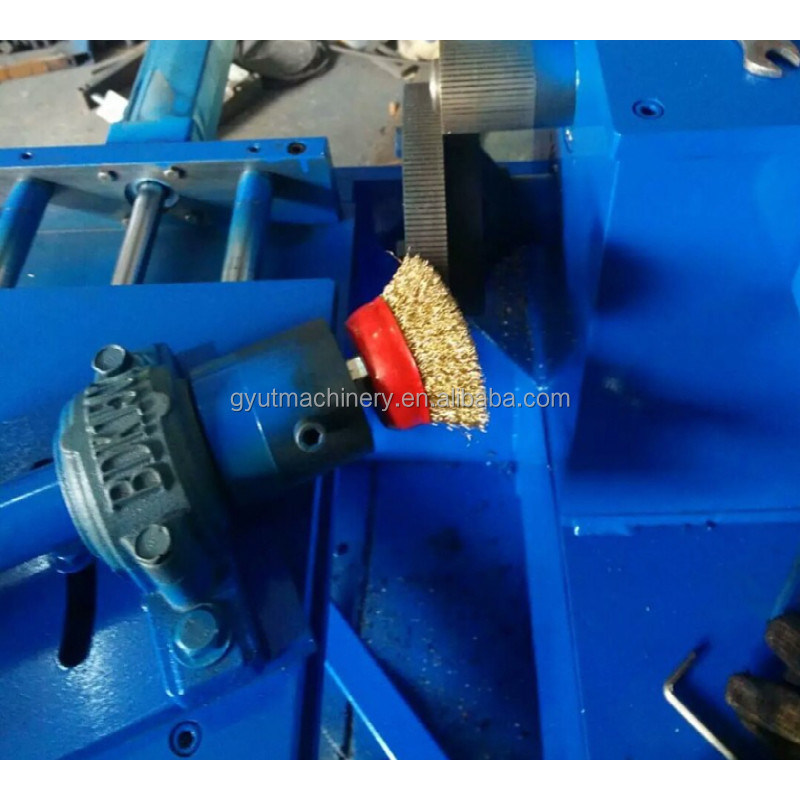 Machine à brosses CNC à moteur en courant continu de 24 v pour brosses à roues en fil fileté