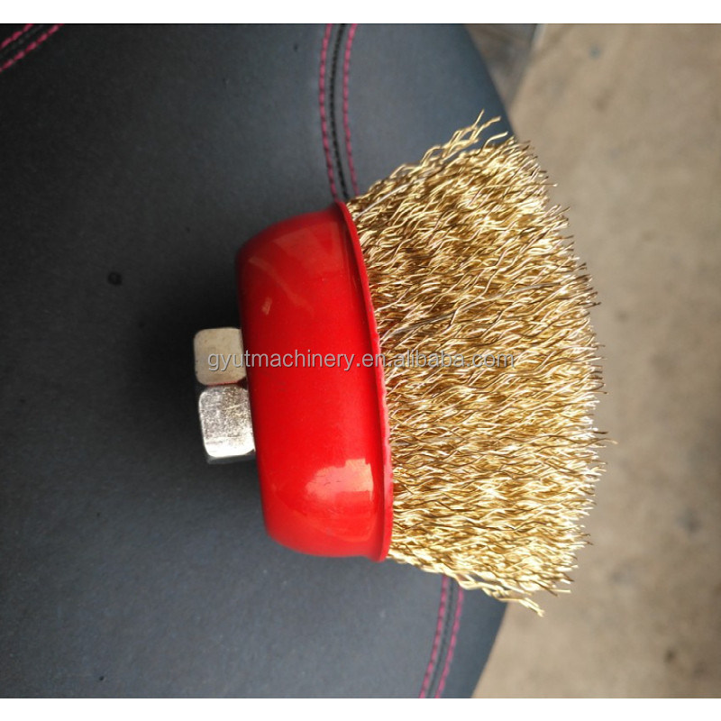 Machine à brosses CNC à moteur en courant continu de 24 v pour brosses à roues en fil fileté