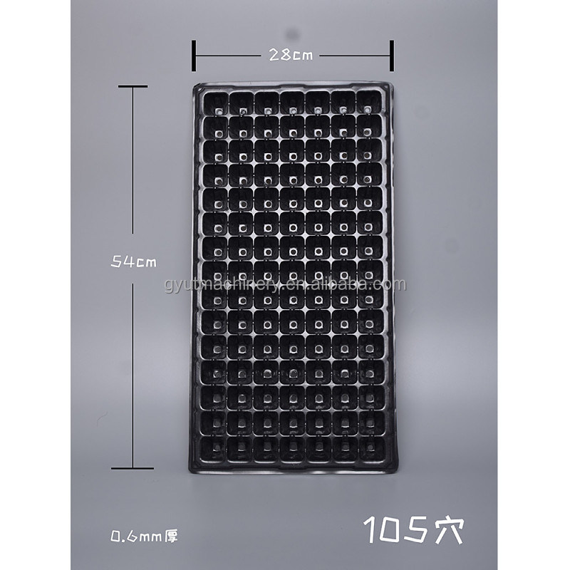 200 plateaux par heure Plateau noir Planteur de graines de chou pour une plantation rapide et précise