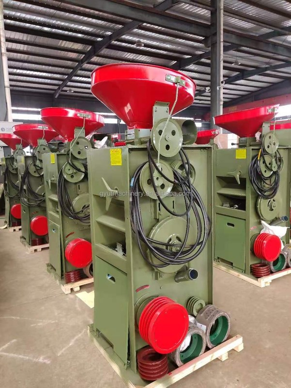 Machine de broyage de riz compacte pour le traitement du riz blanc en caoutchouc à rouleaux de 220V/380V