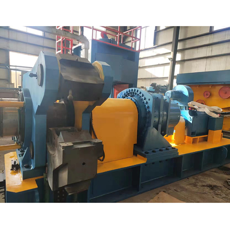 Ligne de machine d'extrusion à barres de bus en aluminium/cuivre usagé pour le chantier de 27 mètres de longueur