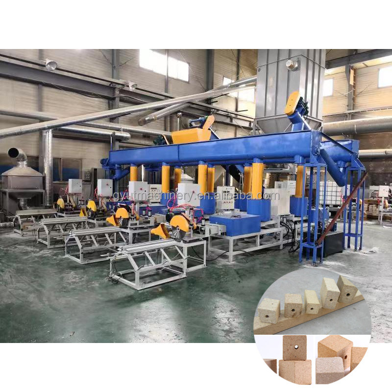 15kW de puissance Machine européenne de fabrication de blocs de palettes de bois pour la sciure et les éclats de bois