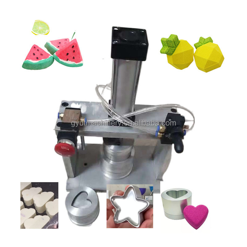 Facile à utiliser 2 moules petites bombes de bain machine de pressage pour la fabrication de poudre cosmétique