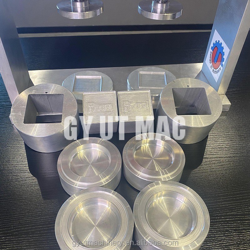 Facile à utiliser 2 moules petites bombes de bain machine de pressage pour la fabrication de poudre cosmétique