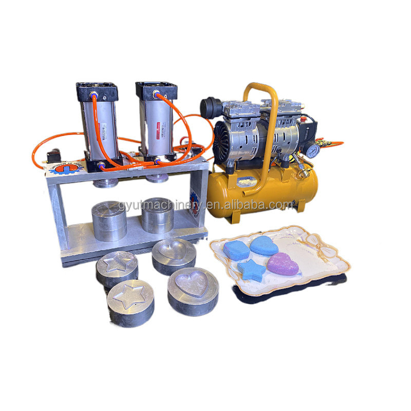 Machine de moulage de bombes de douche à bulle de bain et de barres de shampooing