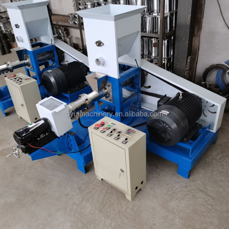 Travail automatique 400-500KG/H Commercial Floating Fish Feed Pellet Machine pour les animaux de compagnie