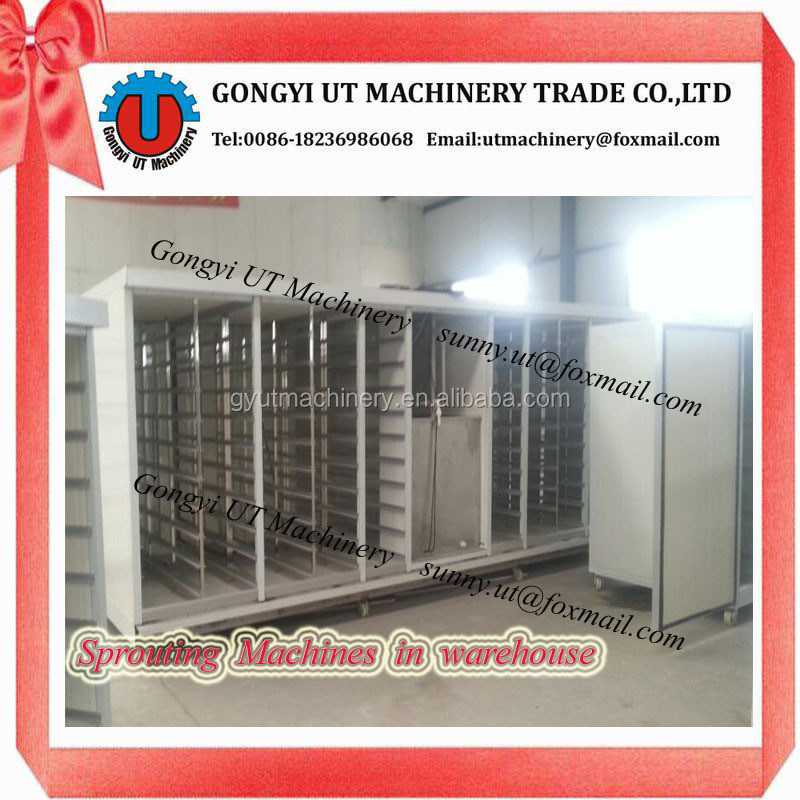 Équipement de traitement des racines de haricots pour une consommation quotidienne d'eau de 3 m3 Production de germes