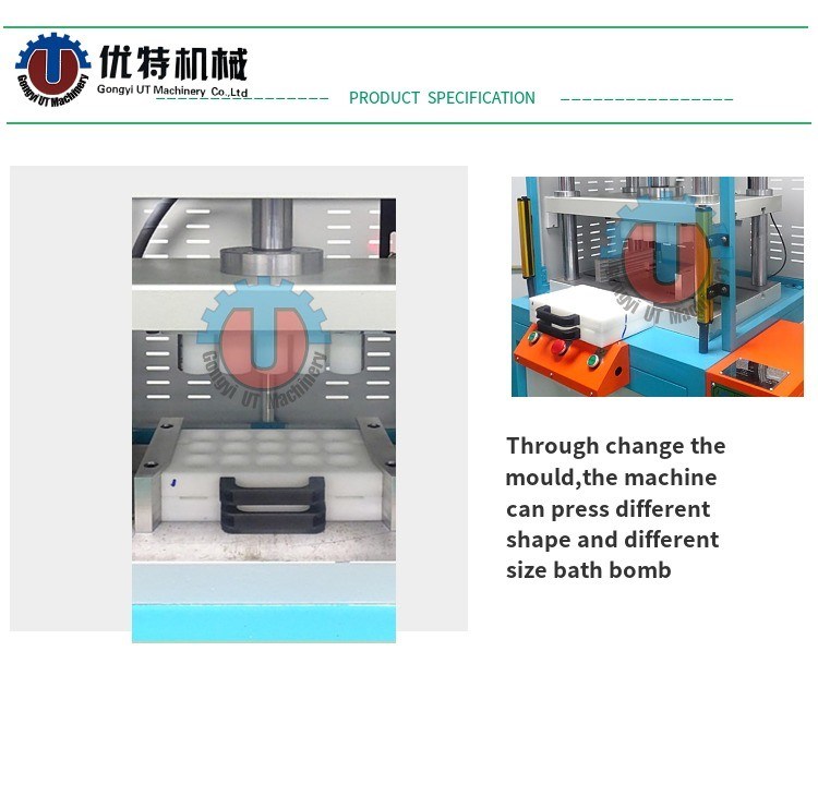 Machine automatique de presse de bombes de bain pour la production de bombes de bain en forme de beignets sucrés