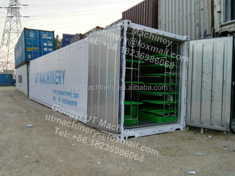 Système hydroponique de 2400w pour 1000 kg par jour de production d'herbe fourragère et de lait de soja